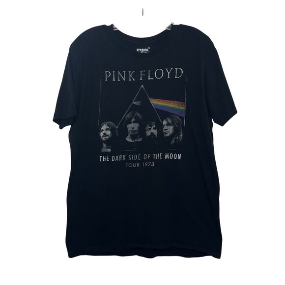Pink Floyd Other - Pink Floyd The Dark Side Of The Moon Tour 1973 Graphic Tee Tshirt Large Black